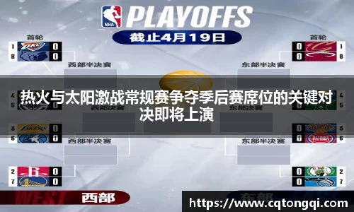 热火与太阳激战常规赛争夺季后赛席位的关键对决即将上演